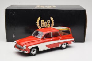 Wartburg 311 Camping Deluxe Punane Valge BoS Models 1:18 BOS037 Vaik - pilt 6/6