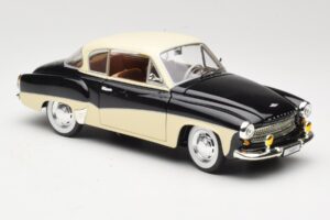 Wartburg 311 Coupe Must & Beež Revell 1:18 8419 Metall - pilt 6/8