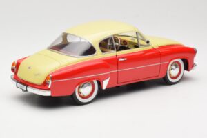 Wartburg 311 Coupe Punane & Beež Revell 1:18 8418 Metall - pilt 3/8