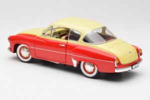 Wartburg 311 Coupe Punane & Beež Revell 1:18 8418 Metall - pilt 7/8