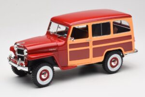 Willys Jeep Station Wagon Punane Road Signature 1:18 92858 Metall
