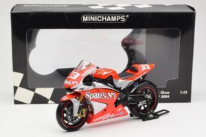 Yamaha YZR-M1 Gauloises Fortuna Yamaha #7 C. Checa MotoGP 2004 Minichamps 1:12 122043007 Metall - pilt 6/6