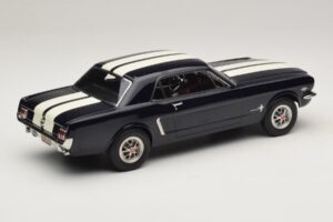 Ford Mustang Nightmist Blue Norev 1:18 182805 Metall - pilt 2/6