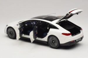 Mercedes EQS V297 Manufaktur Opalite White NZG 1:18 B66961049 Metall - pilt 5/8