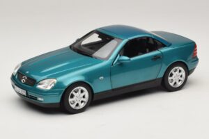 Mercedes SLK R170 Vivianite Green Norev 1:18 183021 Metall - pilt 3/10