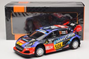 Ford Puma Rally1 #22 M. Sesks / R. Francis Rally Sweden 2025 IXO 1:18 18RMC240 Metall - pilt 6/6