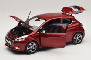 Peugeot 208 GTI Rubis Red Norev 1:18 184700 Metall - pilt 2/8