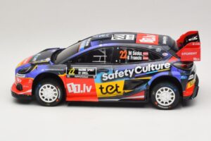 Ford Puma Rally1 #22 M. Sesks / R. Francis Rally Sweden 2025 IXO 1:18 18RMC240 Metall - pilt 3/6