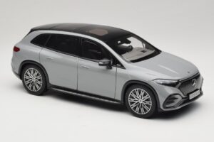 Mercedes EQS SUV X296 Manufaktur Alpine Grey NZG 1:18 B66960591 Metall - pilt 6/8