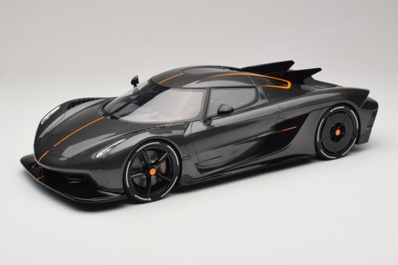 Koenigsegg Jesko Absolut 0-400-0 km/h Rekord Graphite Grey GT Spirit 1:12 GT575 Vaik