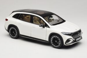 Mercedes EQS SUV X296 Manufaktur Diamond White NZG 1:18 B66960590 Metall - pilt 6/8
