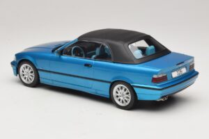 BMW 3 Series E36 Kabriolett Sinine Metallik MCG 1:18 MCG18319 Metall - pilt 6/7