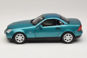 Mercedes SLK R170 Vivianite Green Norev 1:18 183021 Metall - pilt 5/10