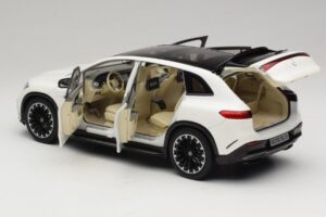 Mercedes EQS SUV X296 Manufaktur Diamond White NZG 1:18 B66960590 Metall - pilt 5/8