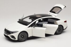 Mercedes EQS V297 Manufaktur Opalite White NZG 1:18 B66961049 Metall - pilt 2/8