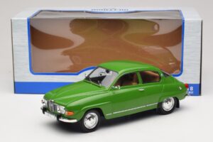 Saab 96 V4 Roheline MCG 1:18 MCG18655 Metall - pilt 6/6