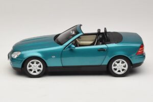 Mercedes SLK R170 Vivianite Green Norev 1:18 183021 Metall - pilt 6/10