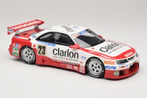 Nissan Skyline GT-R R33 LM GT1 #23 K. Hoshino / M. Hasemi / T. Suzuki Clarion Team NISMO 24 Hours of Le Mans 1996 Otto 1:18 O - pilt 4/6