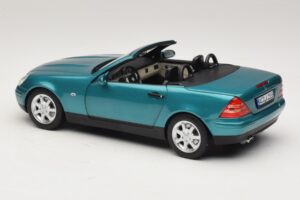 Mercedes SLK R170 Vivianite Green Norev 1:18 183021 Metall - pilt 9/10