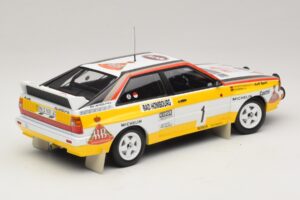 Audi Quattro #1 W. Rohrl / C. Geistdorfer Rally Monte Carlo Winner 1984 Minichamps 1:18 A5-5894 Metall - pilt 2/6