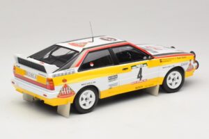 Audi Quattro A2 #4 W. Rohrl / C. Geistdorfer Rally Portugal 1984 Minichamps 1:18 153841104 Metall - pilt 2/6