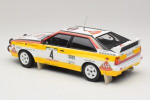 Audi Quattro A2 #4 W. Rohrl / C. Geistdorfer Rally Portugal 1984 Minichamps 1:18 153841104 Metall - pilt 5/6