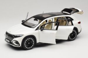 Mercedes EQS SUV X296 Manufaktur Diamond White NZG 1:18 B66960590 Metall - pilt 2/8