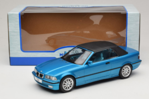 BMW 3 Series E36 Kabriolett Sinine Metallik MCG 1:18 MCG18319 Metall - pilt 7/7