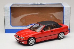 BMW 3 Series E36 Kabriolett Punane MCG 1:18 MCG18317 Metall - pilt 7/7