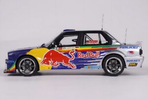 BMW E30 V8 #229 E. Hountondji Red Bull Driftbrothers Drift 2023 Sinine Otto 1:18 OT486 Vaik - pilt 3/5