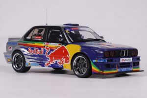 BMW E30 V8 #229 E. Hountondji Red Bull Driftbrothers Drift 2023 Sinine Otto 1:18 OT486 Vaik - pilt 4/5