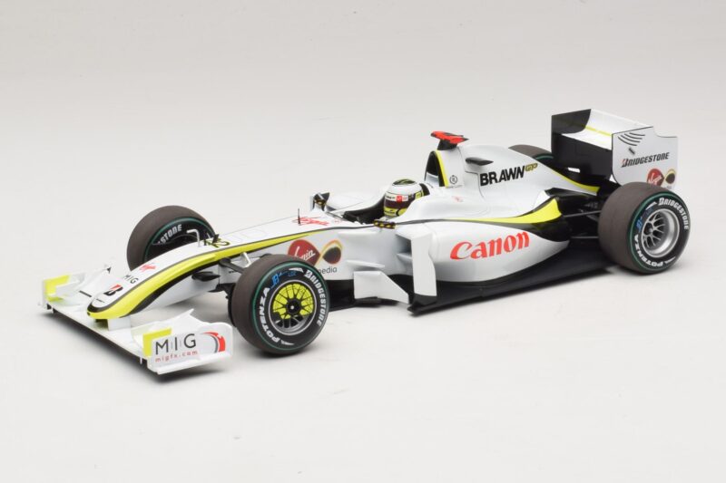 Brawn GP BGP001 #22 J. Button Singapore GP 2009 Minichamps 1:18 180090222 Vaik