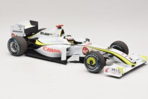 Brawn GP BGP001 #22 J. Button Singapore GP 2009 Minichamps 1:18 180090222 Vaik - pilt 4/7