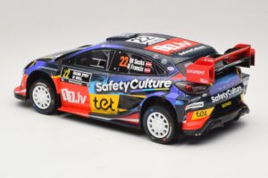 Ford Puma Rally1 #22 M. Sesks / R. Francis Rally Sweden 2025 IXO 1:18 18RMC240 Metall - pilt 5/6