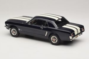 Ford Mustang Nightmist Blue Norev 1:18 182805 Metall - pilt 5/6