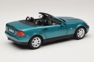 Mercedes SLK R170 Vivianite Green Norev 1:18 183021 Metall - pilt 4/10