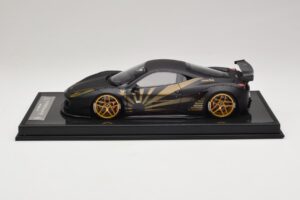 Ferrari 458 LB Works Matt Black BBA 1:18 REMC037 Vaik