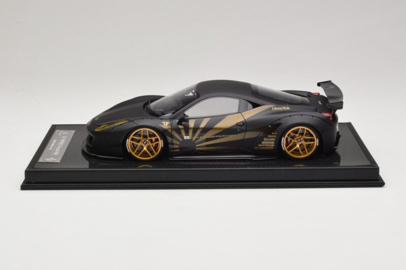 Ferrari 458 LB Works Matt Black BBA 1:18 REMC037 Vaik