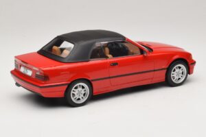 BMW 3 Series E36 Kabriolett Punane MCG 1:18 MCG18317 Metall - pilt 3/7