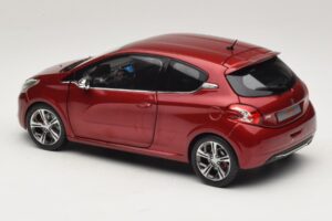 Peugeot 208 GTI Rubis Red Norev 1:18 184700 Metall - pilt 7/8