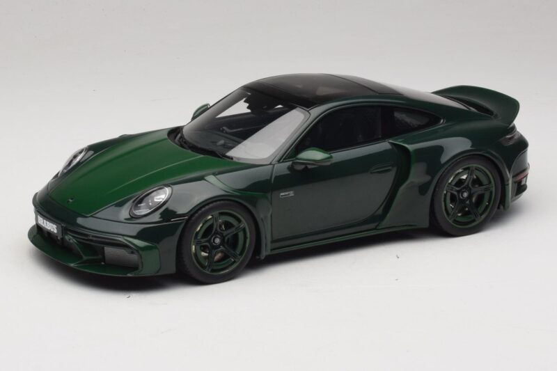 Porsche 911 992 Turbo S Brabus 900 Rocket R Mean Green GT Spirit 1:18 GT959 Vaik