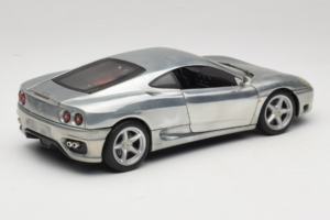 Ferrari 360 Modena Kroomhõbe Hot Wheels 1:18 27774 Metall - pilt 3/8
