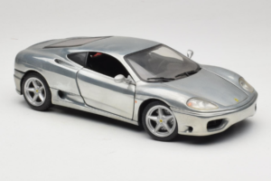 Ferrari 360 Modena Kroomhõbe Hot Wheels 1:18 27774 Metall - pilt 6/8