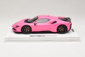 Ferrari SF90 Pack Fiorano Läikiv Qatar Pink BBR 1:18 RACELINE137 Vaik - pilt 3/7