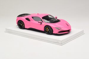 Ferrari SF90 Pack Fiorano Läikiv Qatar Pink BBR 1:18 RACELINE137 Vaik - pilt 4/7
