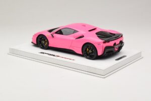 Ferrari SF90 Pack Fiorano Läikiv Qatar Pink BBR 1:18 RACELINE137 Vaik - pilt 5/7