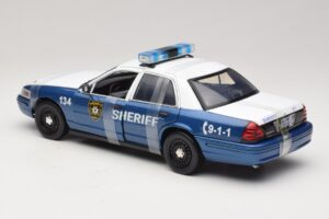 Ford Crown Victoria Police Interceptor The Walking Dead Greenlight 1:18 12957 Metall - pilt 5/6