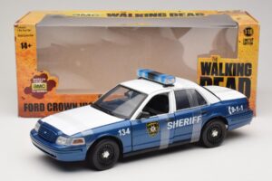 Ford Crown Victoria Police Interceptor The Walking Dead Greenlight 1:18 12957 Metall - pilt 6/6