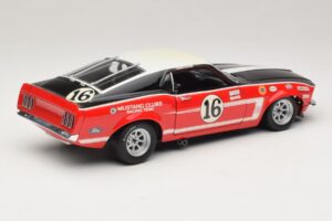 Ford Mustang Boss 302 #16 Bud Moore Engineering G. Follmer Trans-Am 1969 OEM 1:18 FORD006 Metall - pilt 3/8