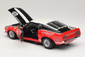 Ford Mustang Boss 302 #16 Bud Moore Engineering G. Follmer Trans-Am 1969 OEM 1:18 FORD006 Metall - pilt 5/8